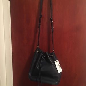 Frank & Oak leather bucket bag